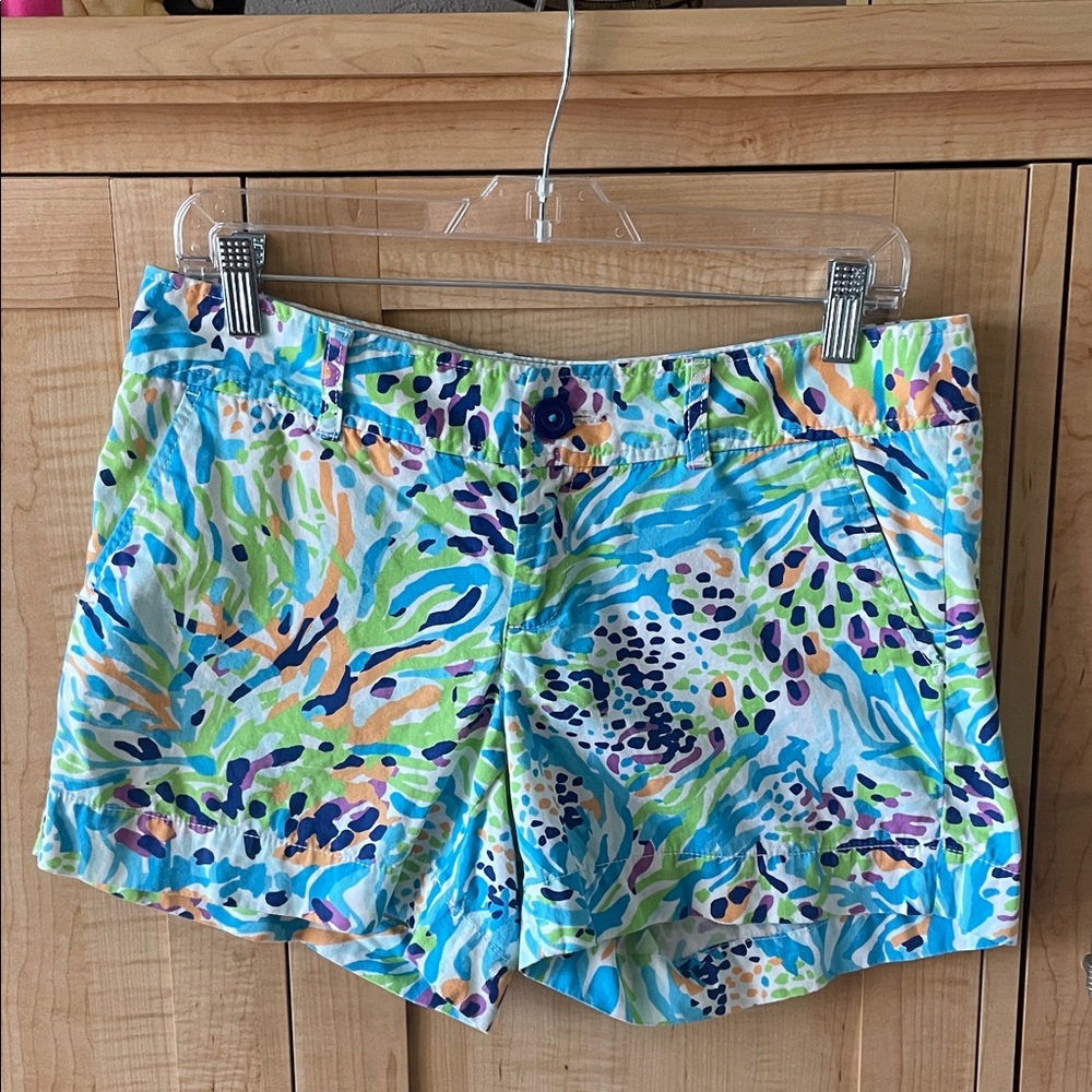 Lilly Pulitzer Multicolor blue Callahan Women's Shorts 6